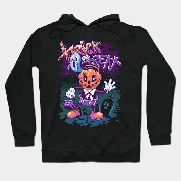 Trick or Treat Hoodie by Raki